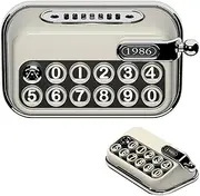 Parking Number Plate - Typewriter Telephone Number Display for Car Dashboard,Practical Vintage Temporary Stop Sign, Exquisite Auto Stop Number Sign Car Parking Aid