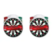 2PK Formula Sports 15'' Dartboard Family Dart Game Set w/ 6-Steel Tip Darts