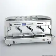 Espresso Coffee Machine w Display Bezzera Modern 3 Group Ellisse Cafe Beverage
