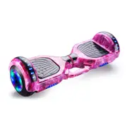 6.5" Hoverboard Scooter Bluetooth Speaker LED Self Balancing 2025 New Scooter - Starry Purple