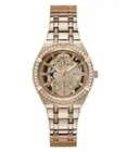 Guess Ladies Watch Wristwatch Allara GW0604L3 Stainless Steel Rosé