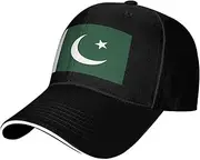[SSIULUS] Flag of Pakistan Casquette Cap Hats,Trucker,Baseball Cap with Snapback,Perfect for Summer,Golf