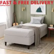 King Single Bed Base Smart Ensemble Mattress Foundation - White
