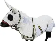 RUMANI Summer Poly Cotton Mesh HYBRID Ear Attached MINI Horse Rug HOODED COMBO
