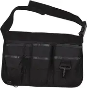 [ａ aternee] Nurse Fanny Pack Gear Pocket Polyester Gardening Tool Waist Bag Construction Worker Multi Compartment Nurse Pouch Waist Bag
