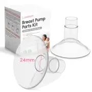 Breast Pump Parts for Medela, 24mm Medela Flange Inserts Accessories with Pum...