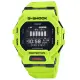 【CASIO 卡西歐】G-SHOCK G-SQUAD系列 藍牙連線方形運動腕錶 螢光綠色 GBD-200-9_45.9mm