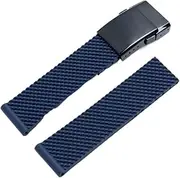 [BANDKIT] For Breitling Strap Soft Silicone Rubber Watch Band 22mm 24mm WatchBand Bracelet For Navitimer/Avenger/Superocean For Breitling WatchBands