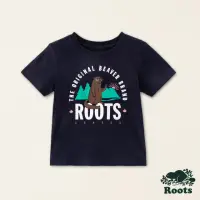 在飛比找momo購物網優惠-【Roots】Roots小童-動物派對系列 卡通海狸純棉短袖