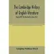 The Cambridge history of English literature (Volume XII) The Nineteenth Century Part I