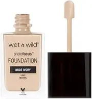[Wet n Wild] Photo Focus Matte Liquid Foundation Nude Ivory, Vegan & Cruelty-Free