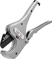 RIDGID 30088 RC-2375 Aluminum 2" Ratchet Action Pipe and Tubing Cutter for Plastic and Multilayer Tubing, 1/8" to 2-3/8" O.D. Capacity, Small