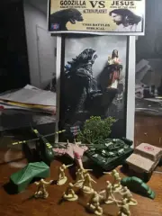 Godzilla VS Jesus Action Playset