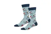 2x Socksmith Mens Novelty Casual Wear Comfort Socks Mens Cycling Socks One Size