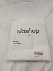 Slashop Sheets- Charming White- Cal King 1-flat sheet