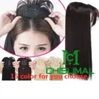 14" Soft Synthetic Hair Topper Piece Women Hairpiece Toupee Topper Closure Bangs