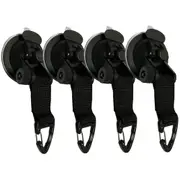 Car Tent Suction Cup Hook, 4pcs per Set Suction Cup Hook for Camping, Travel