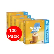 Nescafe 98% Sugar Free Caramel Latte Coffee Sachets 130 Pack