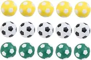 GANAZONO 15pcs Tabletop Soccer Balls Replacement Foosballs Random Colors for Fun Mini Soccer Games Accessory for Standard Foosball Tables Random Color