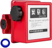 VEVOR Mechanical Fuel Meter 20 GPM Fuel Flow Meter 3-Digital Batch Display Fuel Transfer Meter 2.54 cm Diesel Fuel Flow Meter All Fuel Transfer Pumps Gasoline Flow Meter