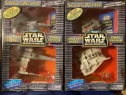 Star Wars Galoob Micro Machines Series Alpha X-Wing + Snowspeeder Concept NIB 96