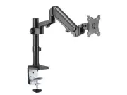 Brateck Single Heavy-Duty Aluminium Gas Spring Monitor Arm Fits Most 17"-35" Up