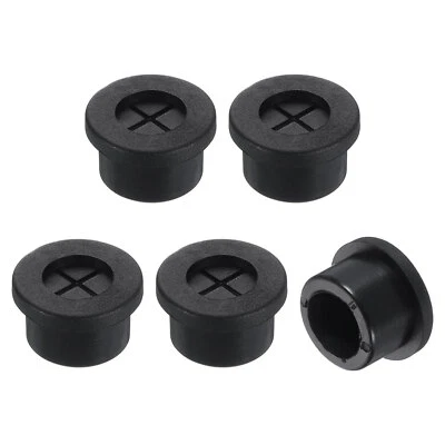 5 Pcs Cable Cord Grommet, 5/8" Inch Desk Grommet Flexible Rubber Grommets
