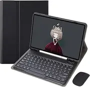 Keyboard Case for Samsung Galaxy Tab S8 Ultra 14.6 inch 2022 [SM-X900/X906],Magnetic Detachable Wireless Keyboard with Pencil Holder & Bluetooth Mouse,Black