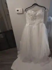 CHIFFON Wedding Gown Plus Size 16