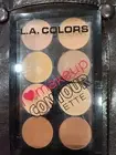 L.A.COLORS I LOVE MAKEUP CONTOUR PALETTE LIGHT MEDIUM 8 FACE BLENDABLE POWDERS