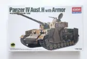 VTG 1994 Academy Panzer IV Ausf.H with Armor German Medium Tank Model Kit 1/35
