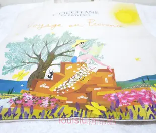 L'Occitane 歐舒丹 精品【法國插畫家Charlotte Gastaut 普羅旺斯 TOTE包】托特包 bag