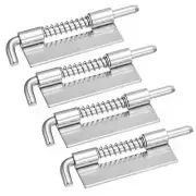 Spring Loaded Latch Pin, 4Pcs 3.46" - Stainless Steel Right-Handed without Hole