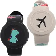 OSOLADY 2pcs Anti-Lost Device Strap Watch Tracer Protective Cover Device Cover Tracer Case Tracer Cover Wristband for Device Bracelet for