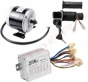 [YC Yier] 24V 350W Brushed DC Motor Controller LCD Display Throttle Grips Keylock for DIY Electric Bicycle Scooter E Bike Razor ATV Mini Bike Lawn Mower Tricycle Drift Trike Razor E300