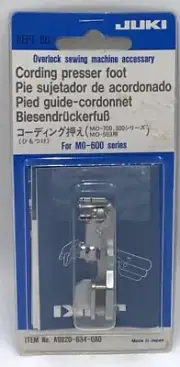 Piping 1/8" Foot Juki Serger Overlock MO-110,MO-300,MO-500,MO-600,MO-700 series
