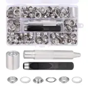 120 Sets Grommet Tool Kits Grommets Eyelets Kits Grommet Setting Tool for Fabric