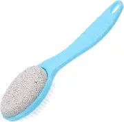 PAMINGONO Double Sided Foot Callus Remover Brush Exfoliating Pumice Stone Tool for Gentle Foot Care for Travel and Home Use