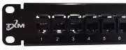 TXM CAT5e 24-Port Patch / Feed Thru Panel Unshielded / 1RU / 19" - MFG Warranty