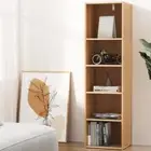 Artiss Bookshelf 5 Tiers Display Book Cube Shelves CD DVD Storage MILO Pine