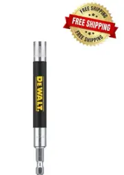 DEWALT Magnetic Bit Holder 6-Inch DW2055B Heavy Duty Drill Extension Tool