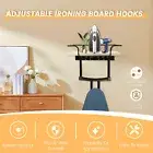 Iron Holder Wall Mounted Ironing Board Wall Hanger Adjustable Iron Board YO
