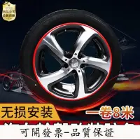 在飛比找Yahoo!奇摩拍賣優惠-【誠信交易-品質保證】汽車輪轂保護貼保護條輪胎鋼圈裝飾條防撞