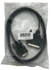 SYSTEM 2901-6MF9/BLACK SYSTEM, 25M/9F NULL MODEM, BLACK, 6 FT