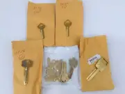 Lot of 5 Sets of Star HFD Key Blanks - Total 50 Keys