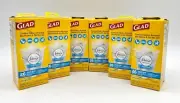 6 Pack - Glad Small White Trash Bags Fresh Clean Scent Febreze Freshness 4 Gal