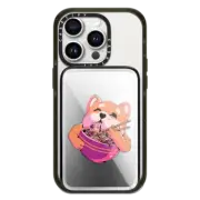 PowerThru Power Bank Mirror Slim Power Bank MagSafe Compatible Shiba Noodles