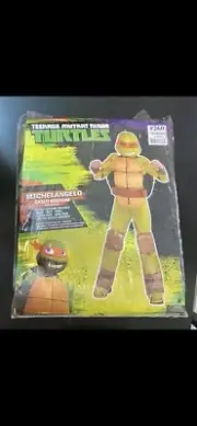 New Teenage Mutant Ninja Turtles TMNT Michelangelo Costume Boys M 8-10