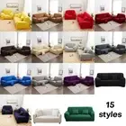 1/2/3/4 Seater Elastic Sofa Cover Universal All-inclusive Slipcover Couch Cover