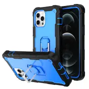 MCC Stylish Shockproof iPhone 12 Pro Max Case Cover Apple Heavy Duty Tough [Black+Blue]